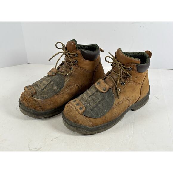 Red Wing Steel Toe Work Boots Mens 9 Brown Leather Safety Toe Lace Up main image 9